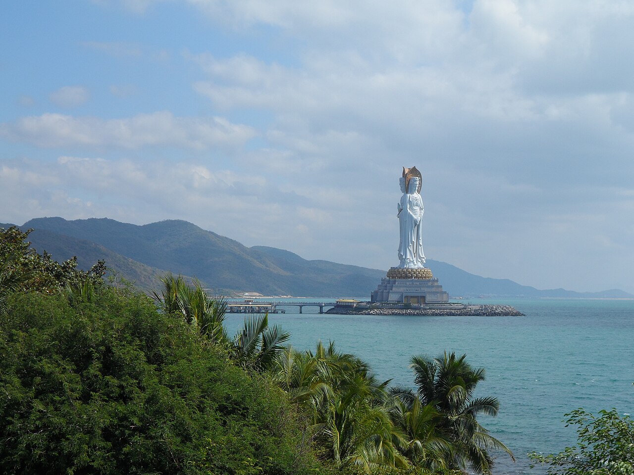 The statue of Guanyin of the South Sea, Sanya